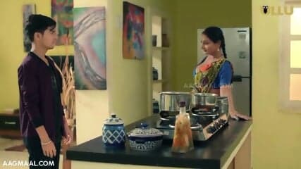 Jayshree Gaikwad with her owner son