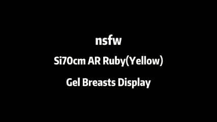 Anime Mini Sex Doll Si70cm AR Ruby Gel Breasts Display