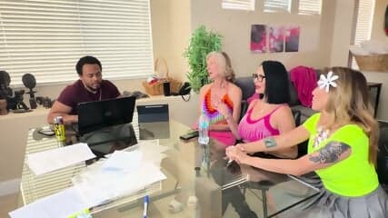 Huge Tit 60 Plus GILF Foursome Ft. Foxxxy Darlin Rita Daniels Melissa Johnson Justice Rajshot