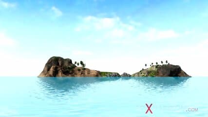 Sexy Ebony Gets Fucked By A Black Guy On The Savage Island