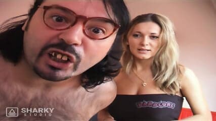 Beautiful Blonde Sara Nice Fucked By Ugly Guy